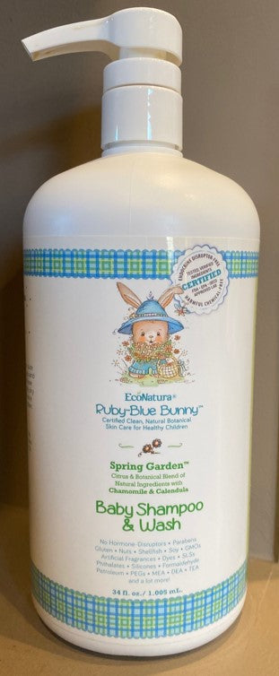 Ruby-Blue Bunny Spring Garden Shampoo and Wash 34oz