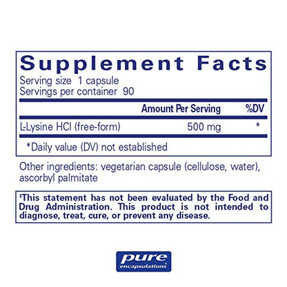 Pure Encapsulations L-Lysine