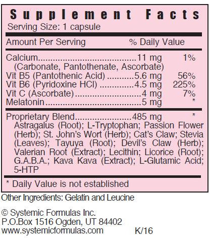 Systemic Formulas Bio Challenge DREM Sleep Aid