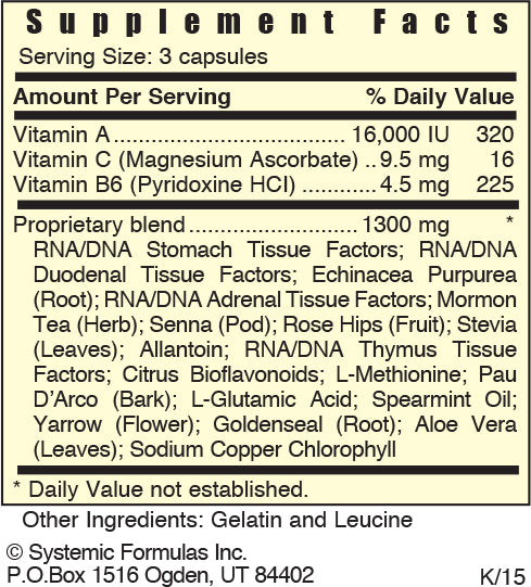 Systemic Formulas Bio Command 6 Restore