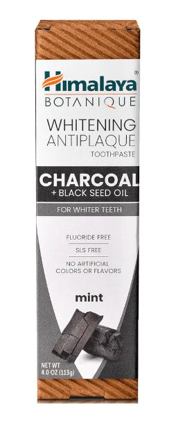 Himalaya Wellness Whitening Antiplaque Charcoal + Black Seed Oil Toothpaste