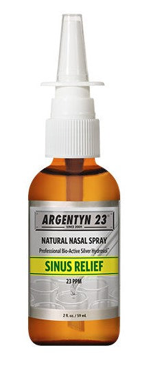 Argentyn 23 Natural Nasal Spray Sinus Relief 2oz