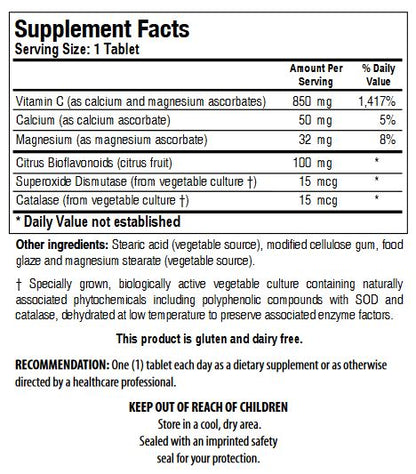 Biotics Research Bio-C Plus 1000 100T