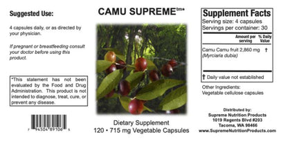 Supreme Nutrition Products Camu Supreme Capsules