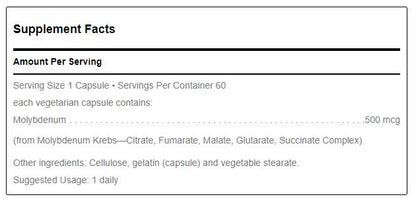 Douglas Laboratories Molybdenum 500mcg